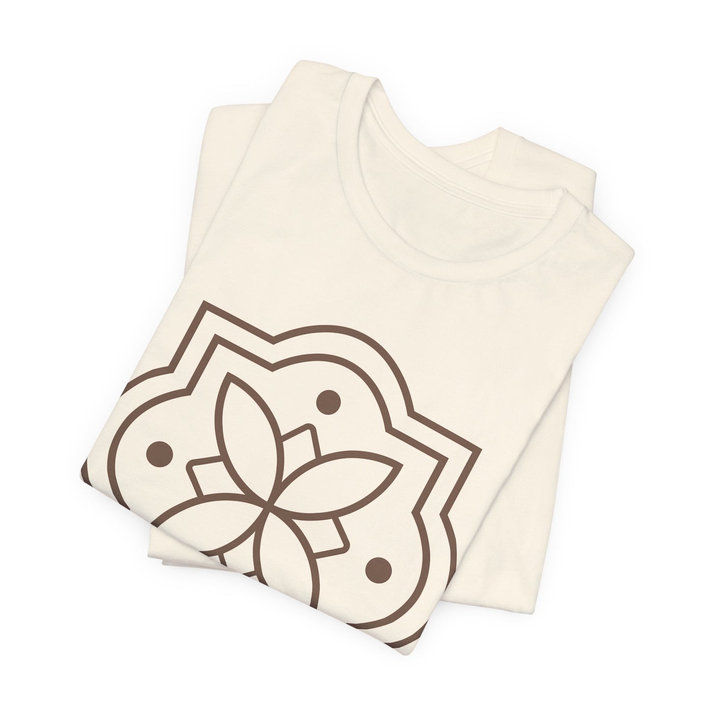 Signature Lotus Design Unisex Tee - Comfortable Fashion, Relaxation, Gift for Her, Mindfulness Wear, Everyday Style