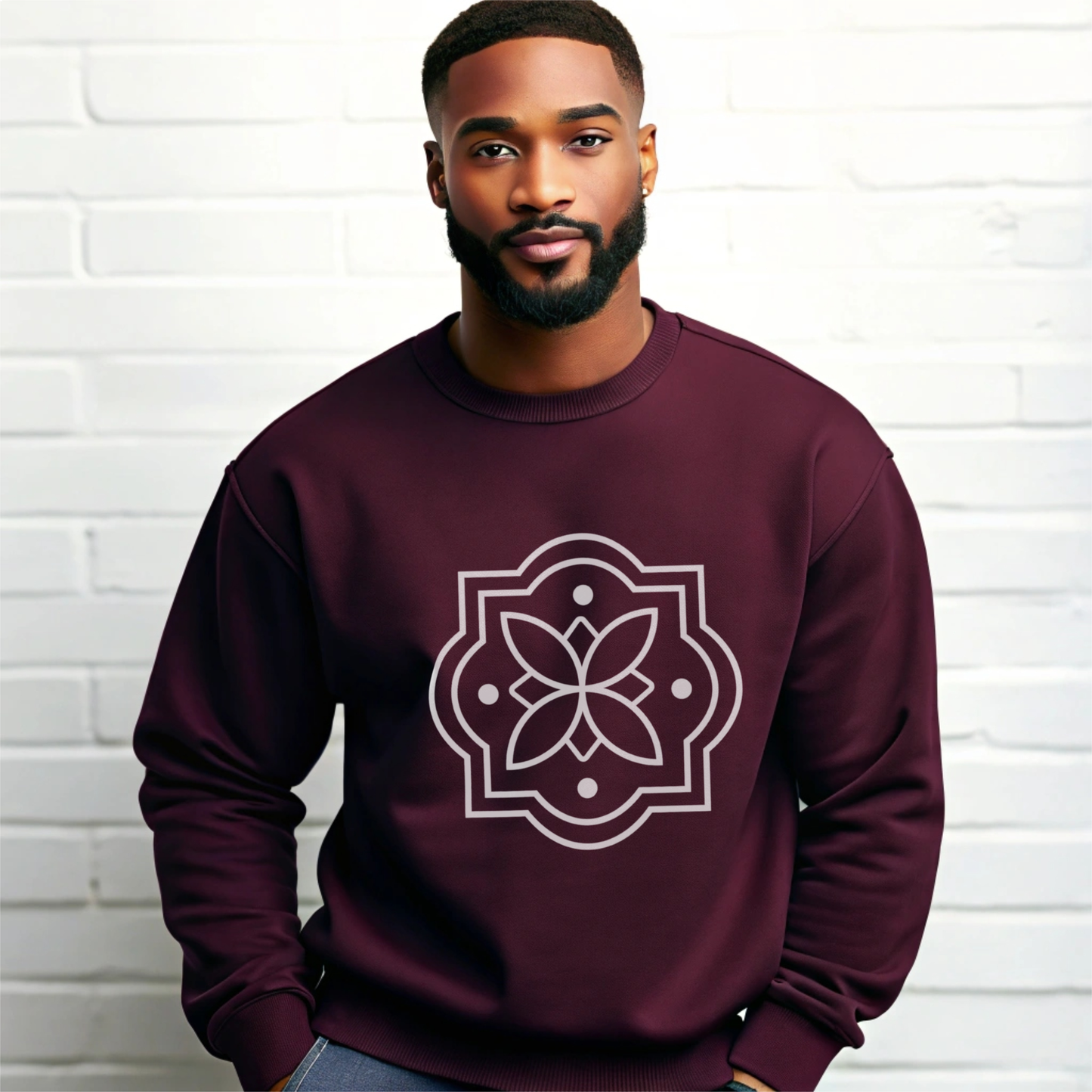 Signature Hoodie - big logo - Maroon