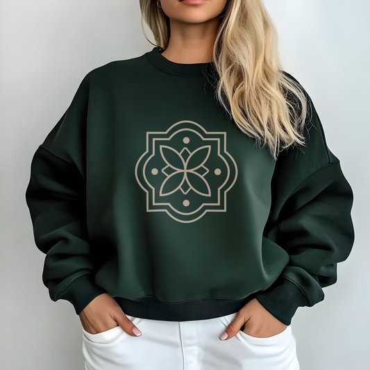 Signature Jumper - big logo - Forest Green