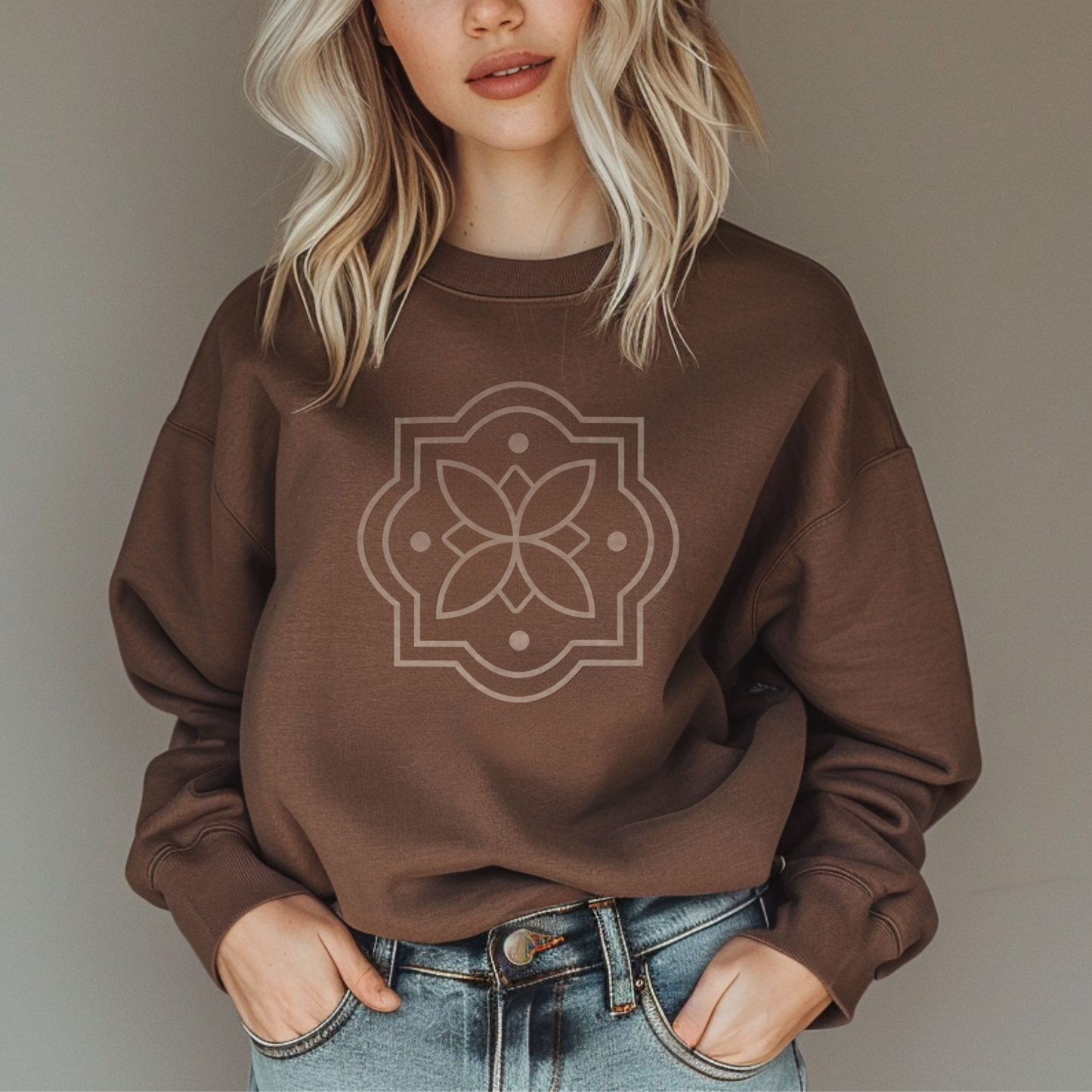 Signature Jumper - big logo - Cocoa