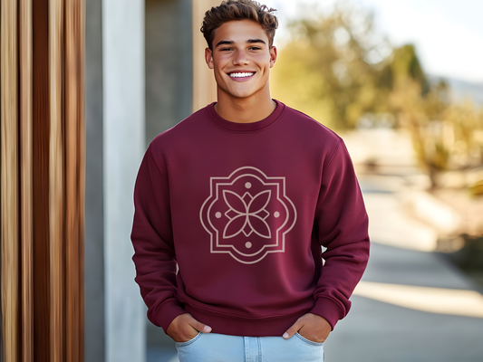Signature Jumper - big logo - Maroon