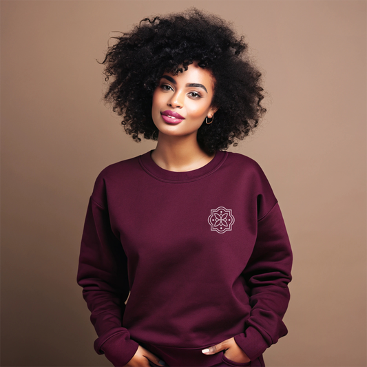 Signature Hoodie - small logo - Maroon
