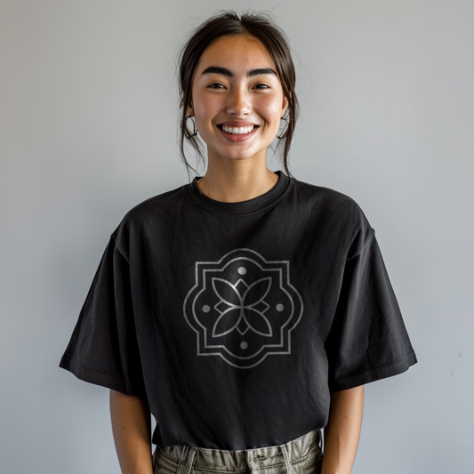 Signature Tee - big logo - black