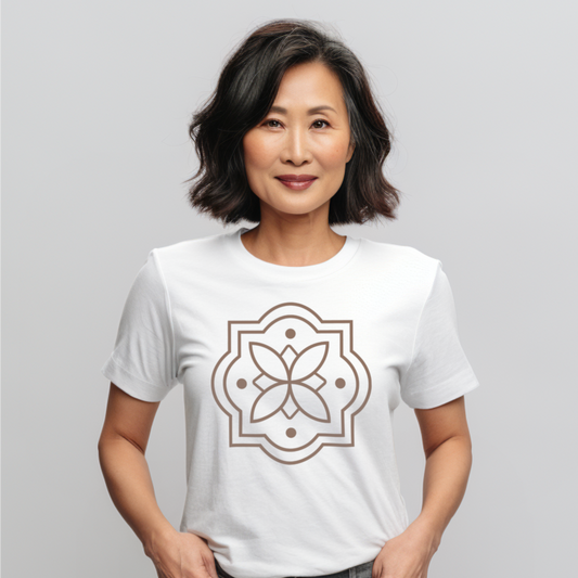 Signature Tee - big logo - White