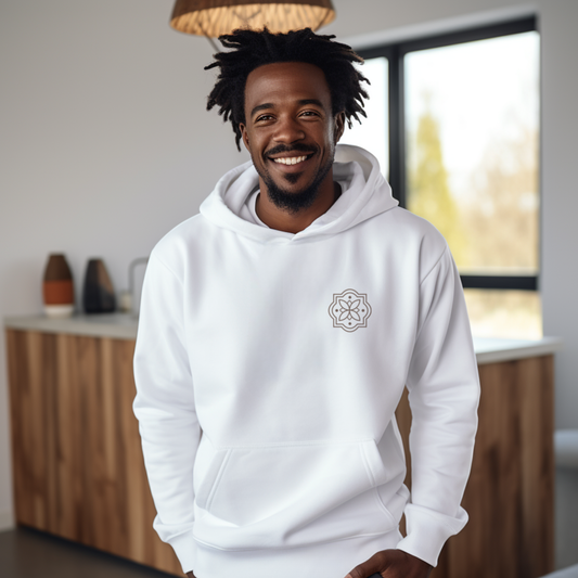 Signature Hoodie - small logo - White