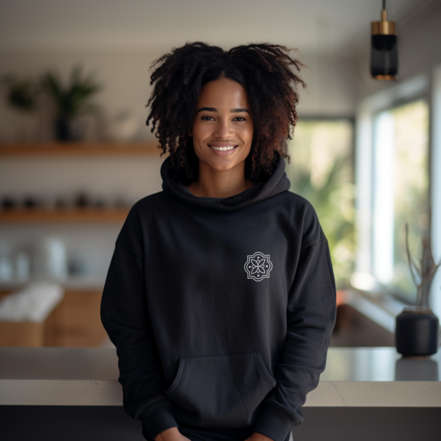 Signature Hoodie - small logo - Black
