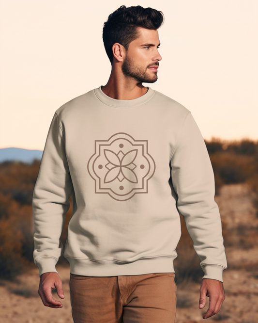 Signature Jumper - big logo - Sand