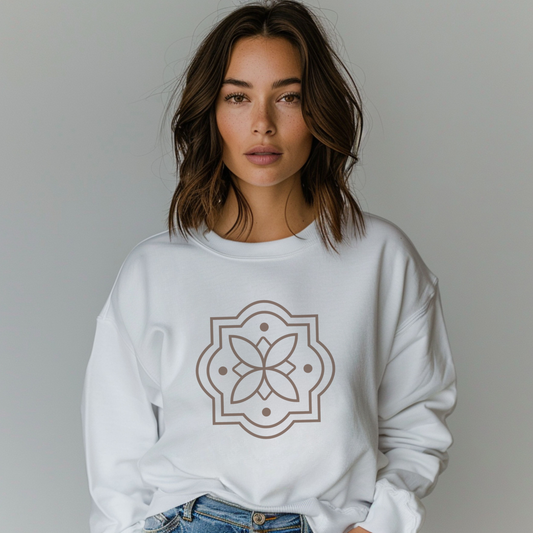 Signature Jumper - big logo - White