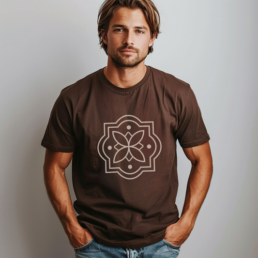 Signature Tee - big logo - Brown